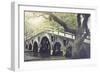 The Footbridge in Corolla, North Carolina is on the National Register of Historic Places.-pdb1-Framed Photographic Print