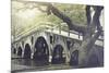 The Footbridge in Corolla, North Carolina is on the National Register of Historic Places.-pdb1-Mounted Photographic Print