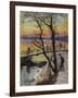 The Footbridge, Lidingobron. 1918-Carl Wilhelmson-Framed Giclee Print