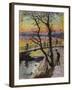 The Footbridge, Lidingobron. 1918-Carl Wilhelmson-Framed Giclee Print