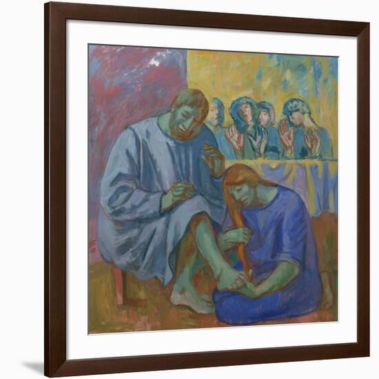 The Footwashing, 1990-Hans Feibusch-Framed Giclee Print