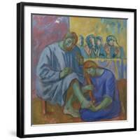 The Footwashing, 1990-Hans Feibusch-Framed Giclee Print