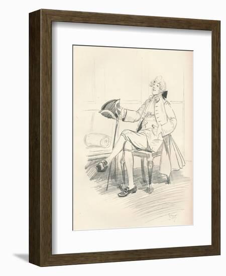 The Fop, C1917-Hugh Thomson-Framed Giclee Print