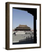 The Forbidden City, Beijing (Peking), China, Asia-Angelo Cavalli-Framed Photographic Print