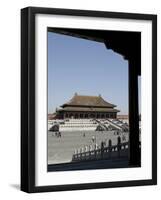 The Forbidden City, Beijing (Peking), China, Asia-Angelo Cavalli-Framed Photographic Print