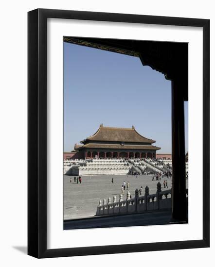 The Forbidden City, Beijing (Peking), China, Asia-Angelo Cavalli-Framed Photographic Print