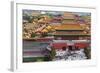 The Forbidden City in Beijing Looking South Taken from the Viewing Point of Jingshan Park-Gavin Hellier-Framed Photographic Print