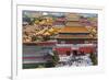 The Forbidden City in Beijing Looking South Taken from the Viewing Point of Jingshan Park-Gavin Hellier-Framed Photographic Print