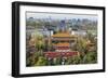 The Forbidden City in Beijing Looking South Taken from the Viewing Point of Jingshan Park-Gavin Hellier-Framed Photographic Print