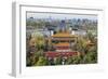 The Forbidden City in Beijing Looking South Taken from the Viewing Point of Jingshan Park-Gavin Hellier-Framed Photographic Print