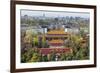 The Forbidden City in Beijing Looking South Taken from the Viewing Point of Jingshan Park-Gavin Hellier-Framed Photographic Print