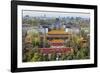 The Forbidden City in Beijing Looking South Taken from the Viewing Point of Jingshan Park-Gavin Hellier-Framed Photographic Print