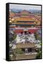 The Forbidden City in Beijing Looking South Taken from the Viewing Point of Jingshan Park-Gavin Hellier-Framed Stretched Canvas