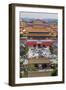 The Forbidden City in Beijing Looking South Taken from the Viewing Point of Jingshan Park-Gavin Hellier-Framed Premium Photographic Print