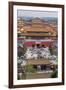 The Forbidden City in Beijing Looking South Taken from the Viewing Point of Jingshan Park-Gavin Hellier-Framed Photographic Print