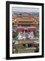 The Forbidden City in Beijing Looking South Taken from the Viewing Point of Jingshan Park-Gavin Hellier-Framed Photographic Print