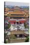 The Forbidden City in Beijing Looking South Taken from the Viewing Point of Jingshan Park-Gavin Hellier-Stretched Canvas