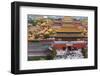 The Forbidden City in Beijing Looking South Taken from the Viewing Point of Jingshan Park-Gavin Hellier-Framed Photographic Print