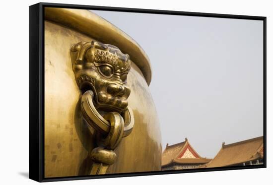 The Forbidden City (Zijin Cheng), Beijing, China, Asia-Angelo Cavalli-Framed Stretched Canvas