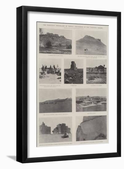 The Forbidden Hinterland of Tripoli, Discoveries in the Unknown Sahara-null-Framed Premium Giclee Print