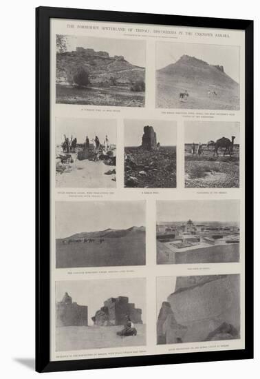 The Forbidden Hinterland of Tripoli, Discoveries in the Unknown Sahara-null-Framed Giclee Print