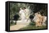 The Forbidden Kiss-Francis Coates Jones-Framed Stretched Canvas