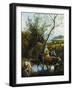 The Ford, 1672-Jan Siberechts-Framed Giclee Print