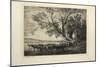 The Ford, 1865-Charles Francois Daubigny-Mounted Giclee Print