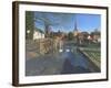 The Ford at Eynsford Kent-Richard Harpum-Framed Art Print