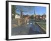 The Ford at Eynsford Kent-Richard Harpum-Framed Art Print