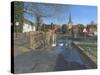 The Ford at Eynsford Kent-Richard Harpum-Stretched Canvas