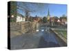 The Ford at Eynsford Kent-Richard Harpum-Stretched Canvas