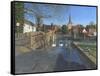 The Ford at Eynsford Kent-Richard Harpum-Framed Stretched Canvas