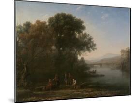 The Ford, c.1636-Claude Lorrain-Mounted Giclee Print