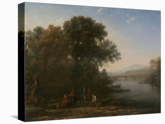 The Ford, c.1636-Claude Lorrain-Stretched Canvas
