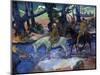 The Ford (The Fligh), 1901-Paul Gauguin-Mounted Giclee Print