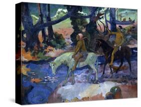 The Ford (The Fligh), 1901-Paul Gauguin-Stretched Canvas