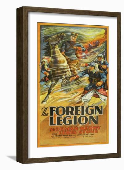 The Foreign Legion-null-Framed Art Print