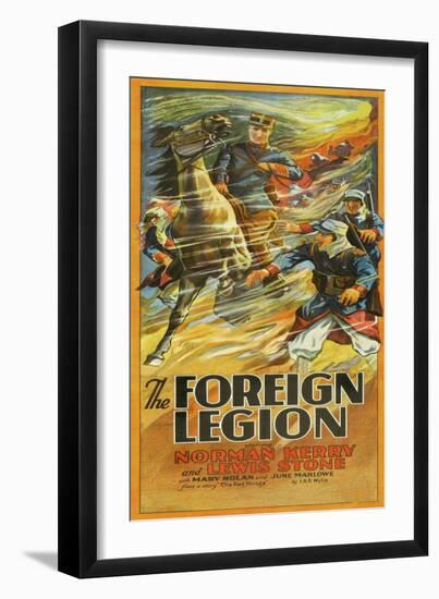 The Foreign Legion-null-Framed Art Print