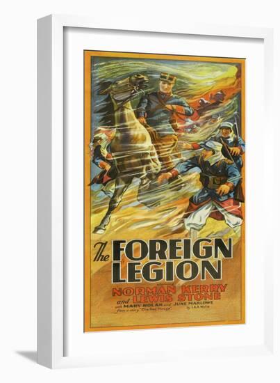 The Foreign Legion-null-Framed Art Print