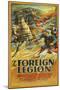 The Foreign Legion-null-Mounted Art Print