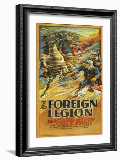 The Foreign Legion-null-Framed Art Print