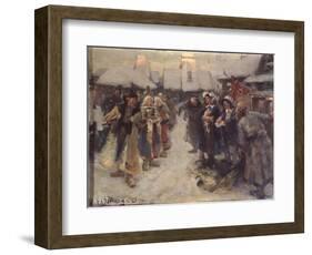 The Foreigners in Muscovy, 1903-Konstantin Alexandrovich Veshchilov-Framed Giclee Print