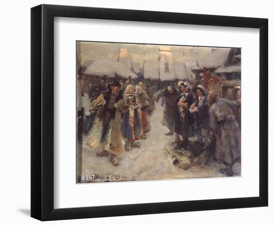 The Foreigners in Muscovy, 1903-Konstantin Alexandrovich Veshchilov-Framed Giclee Print