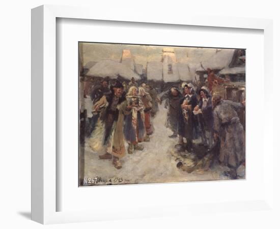 The Foreigners in Muscovy, 1903-Konstantin Alexandrovich Veshchilov-Framed Giclee Print