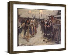 The Foreigners in Muscovy, 1903-Konstantin Alexandrovich Veshchilov-Framed Giclee Print