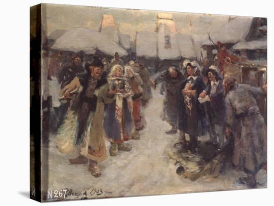 The Foreigners in Muscovy, 1903-Konstantin Alexandrovich Veshchilov-Stretched Canvas