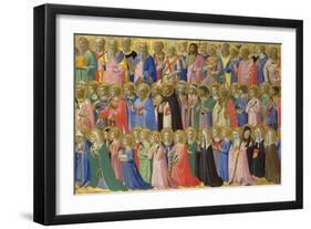 The Forerunners of Christ with Saints and Martyrs, C. 1423-1424-Fra Angelico-Framed Giclee Print