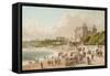 The Foreshore Road - Scarborough-English School-Framed Stretched Canvas