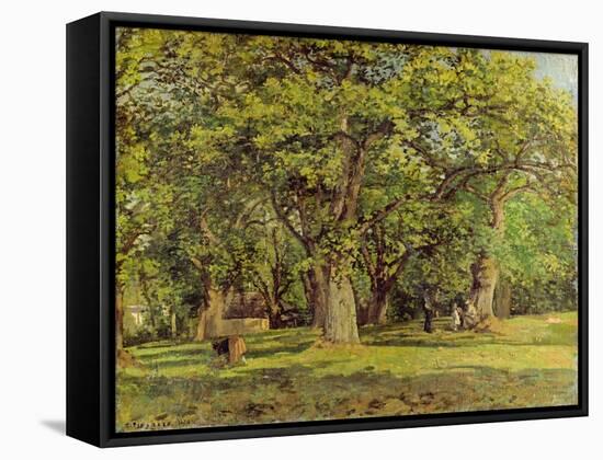 The Forest, 1870-Camille Pissarro-Framed Stretched Canvas